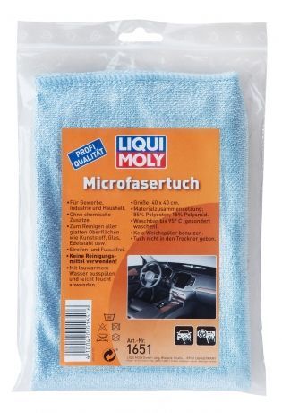 Спеціальна тканина для очистки із мікрофібри - Microfasertuch 1шт. 1651 фото
