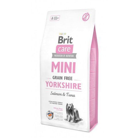 Корм сухий Brit Care Grain Free Mini Yorkshire для йоркширських тер&rsquo;єрів з лососем та тунцем 7 кг S170781/0213 фото