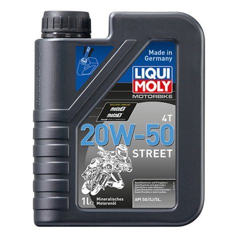 Олива для 4-тактних двигунів - Motorbike 4T 20W-50 Street 1л. 1500 фото