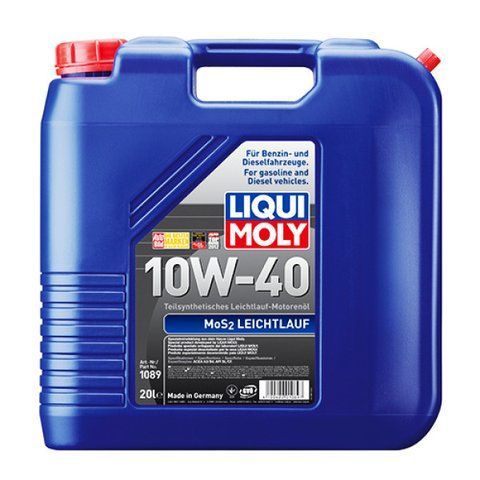 Напівсинтетична моторна олива - MoS2 Leichtlauf SAE 10W-40 20л. 1089 фото