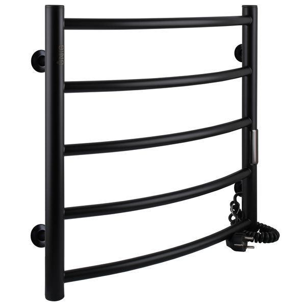 Рушникосушарка UNIO LD ЕU 500-500-5 BLK Драбинка Дуга електро чорна 000029422 фото