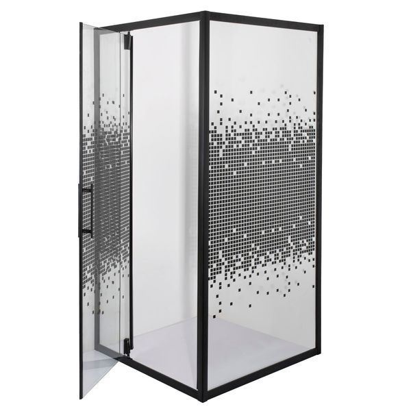 Душова кабіна квадратна без піддона MORAVA N90TB.Mosaic (N90B.Mosaic) BRAVO (1уп.) 000023256 фото