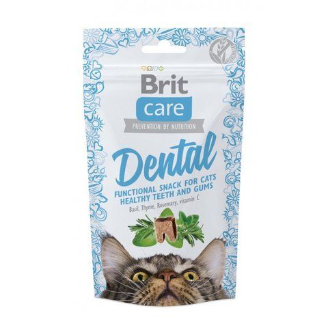 Ласощі Brit Care Functional Snack Dental д/котів для здоров я зубів та ясен з індичкою 50 г S111263/1371 фото