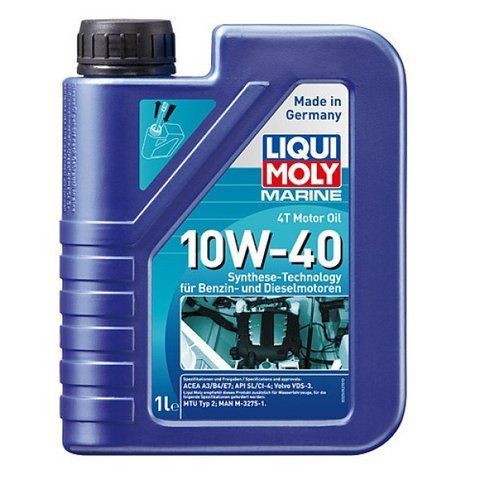 Олива для 4-тактних човнових двигунів - MARINE 4T MOTOR OIL 10W-40 1л. 25012 фото