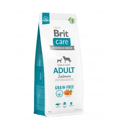 Корм сухий Brit Care Dog Grain-free Adult для дорослих собак малих і середніх порід беззерновий з лососем 12 кг S172198 фото