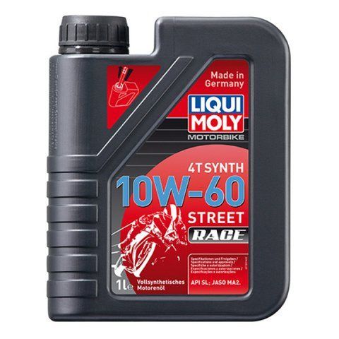 Олива для 4-т двигунів - Motorbike 4T Synth 10W-60 Street Race 1л. 1525 фото