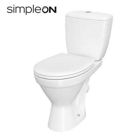 Компакт Cersanit 704 CERSANIA SIMPLEON 011 3/6 з дюропластовою кришкою LIFT 000021261 фото