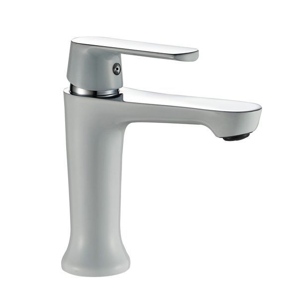 Змішувач для умивальника Globus Lux Laguna GLA-0401-7-WHITE 000022561 фото