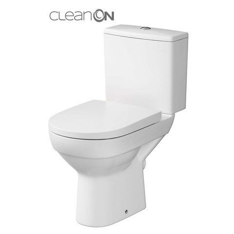 Компакт Cersanit 602 CITY NEW CLEAN ON 011 3/5 з кришкою дюропласт ліфт 000023050 фото