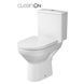 Компакт Cersanit 602 CITY NEW CLEAN ON 011 3/5 з кришкою дюропласт ліфт 000023050 фото 1