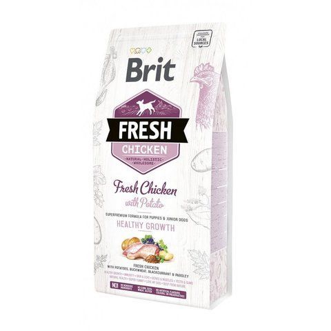 Корм сухий Brit Fresh Chicken/Potato Puppy для цуценят та молодих собак всіх порід з куркою та картоплею 2,5 кг S170988 /0724 фото
